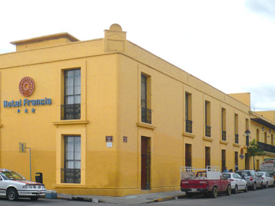 hotel francia, hoteles economicos oaxaca