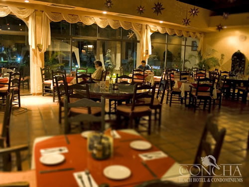 restaurante del hotel la concha, fotos de la paz, galeria de imagenes de la paz baja california