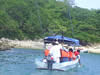 esnorquel en acapulco, isla de la roqueta