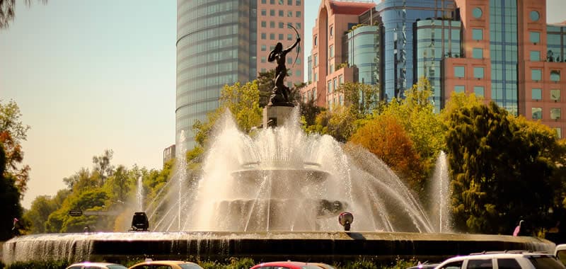 Diana Cazadora en Paseo de Reforma